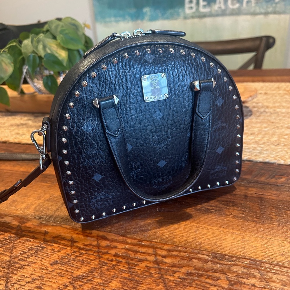 MCM Studded Crossbody Bag